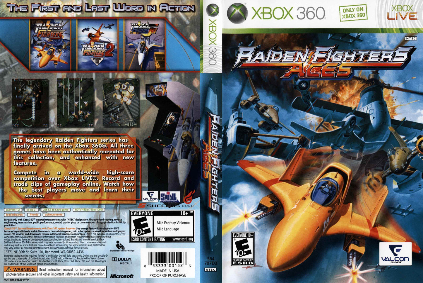 Raiden Fighters Aces Cover Art - WOI Solutions