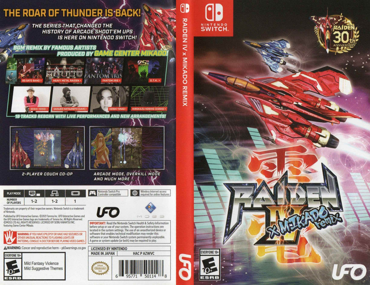 Raiden IV x Mikado Remix Cover Art - WOI Solutions