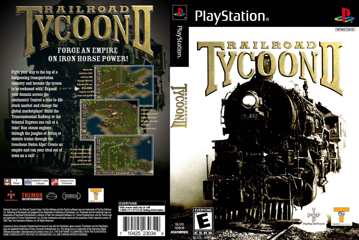 Railroad Tycoon 2 Cover Art - WOI Solutions