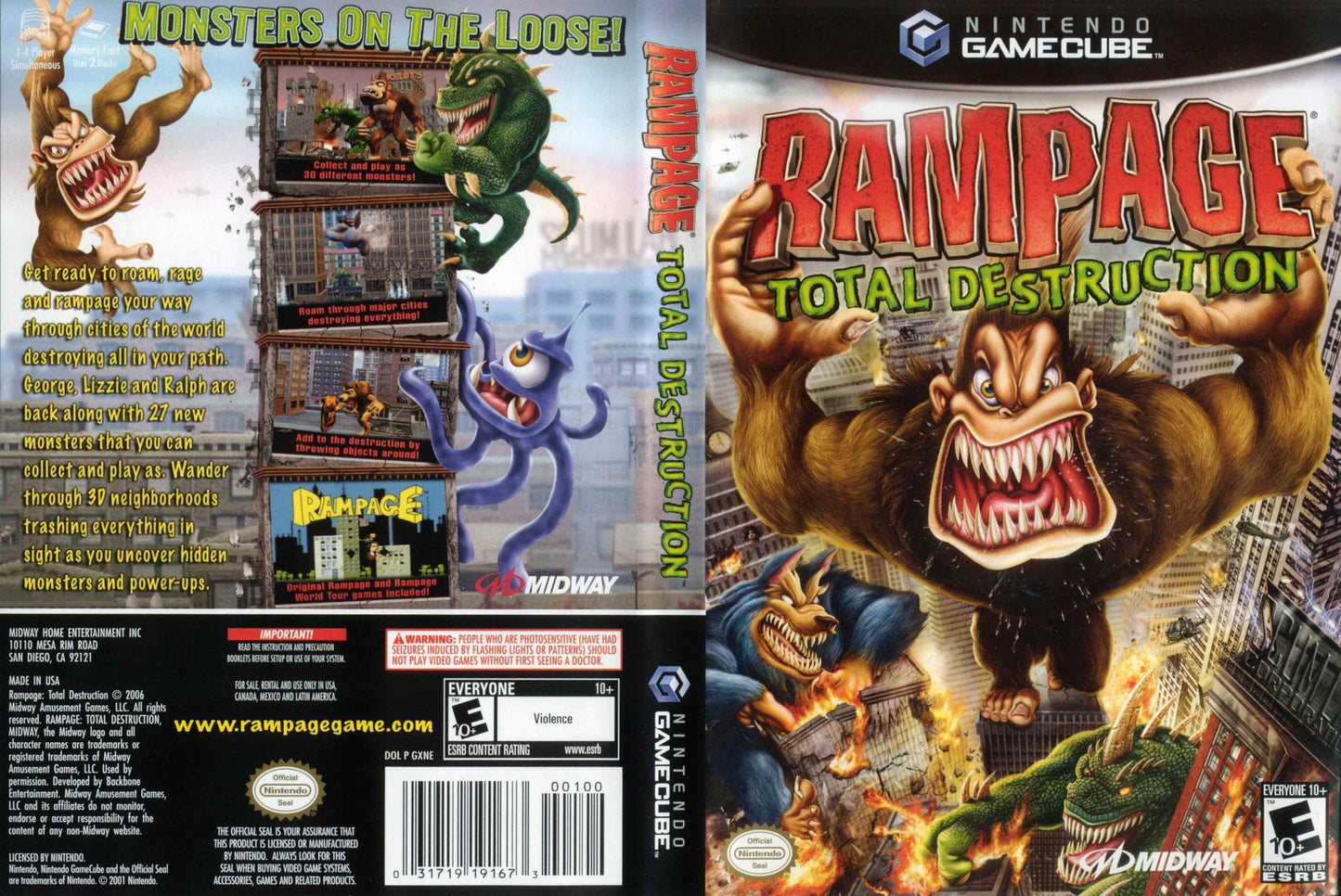 Rampage Total Destruction Cover Art - WOI Solutions
