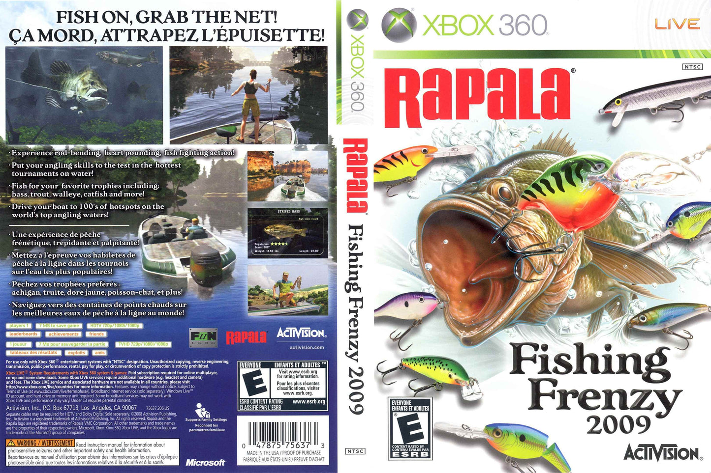 Rapala Fishing Frenzy 2009 Cover Art - WOI Solutions