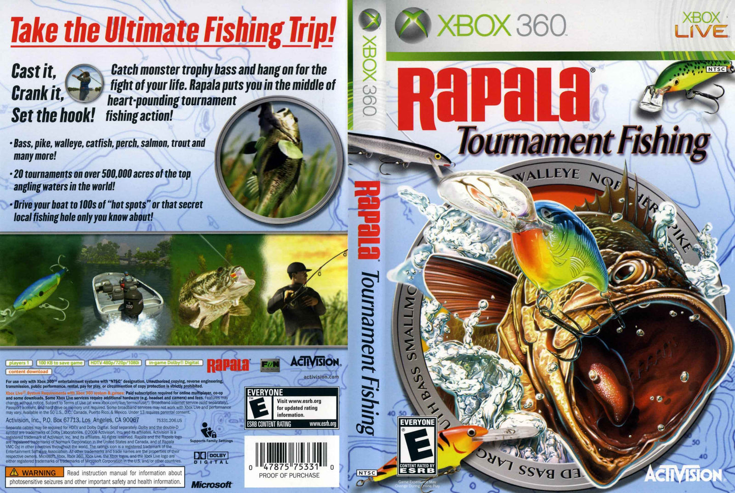 Rapala Tournament Fishing Cover Art - WOI Solutions