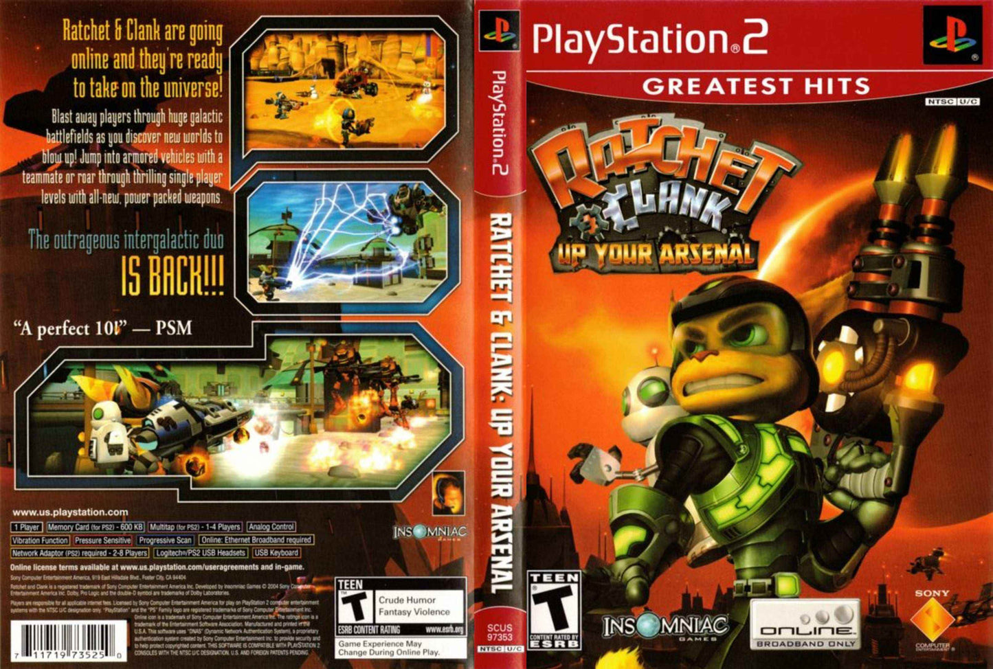 Ratchet & Clank Up Your Arsenal Cover Art - WOI Solutions
