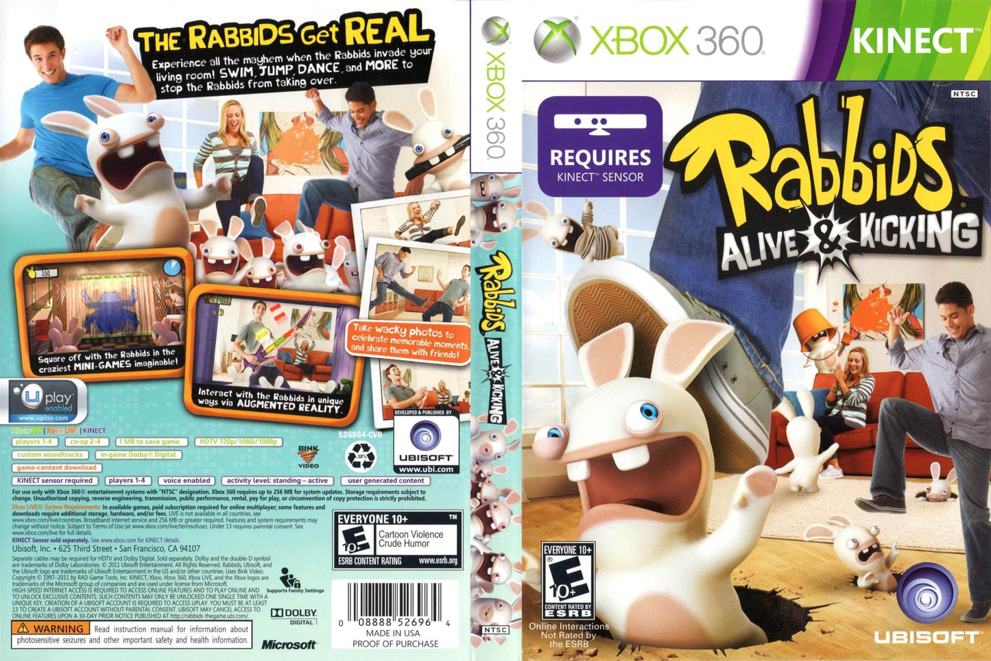Raving Rabbids Alive & Kicking Cover Art - WOI Solutions