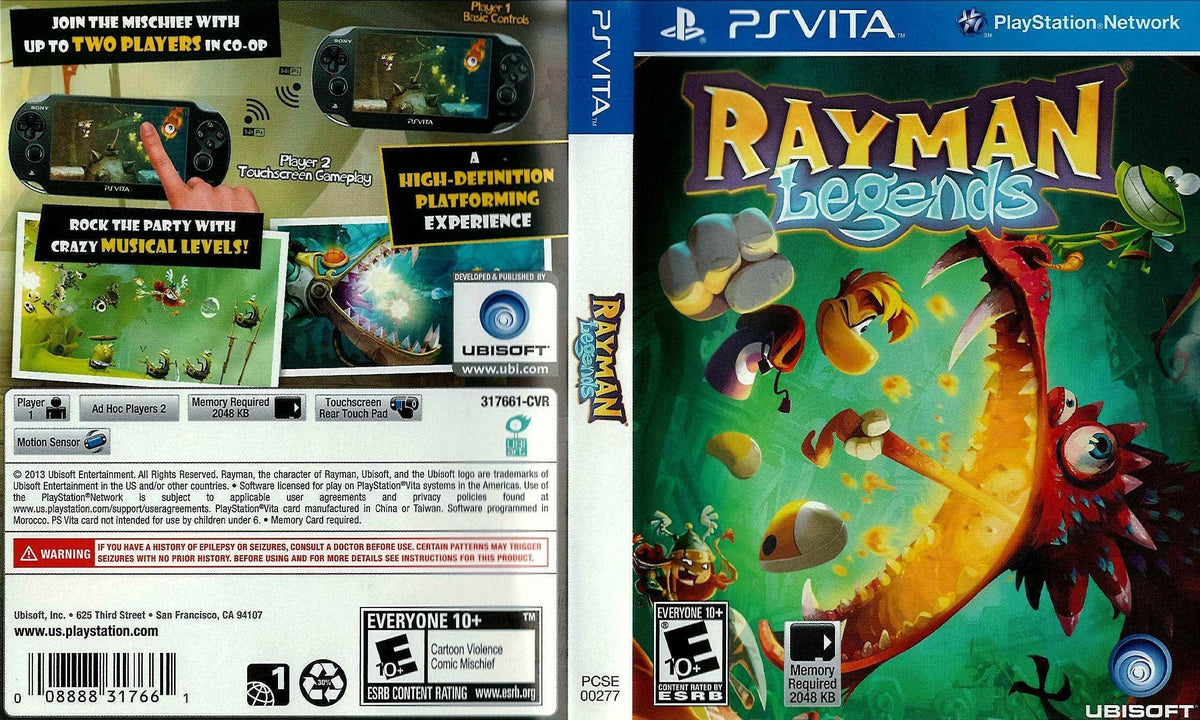 Rayman Legends Cover Art - WOI Solutions