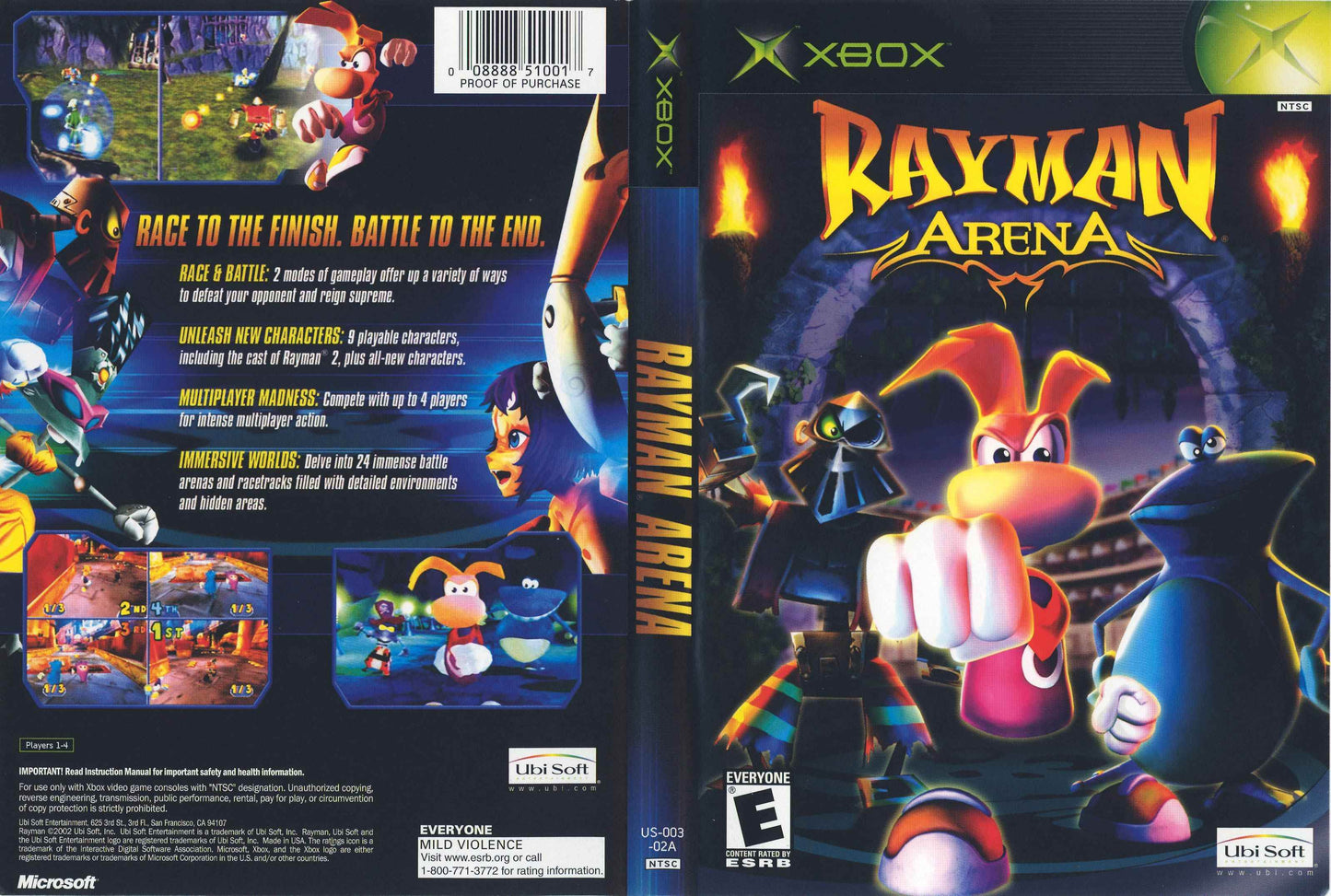 Rayman Arena Cover Art - WOI Solutions