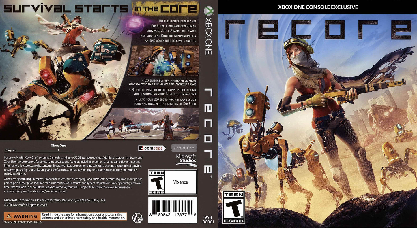 ReCore Cover Art - WOI Solutions