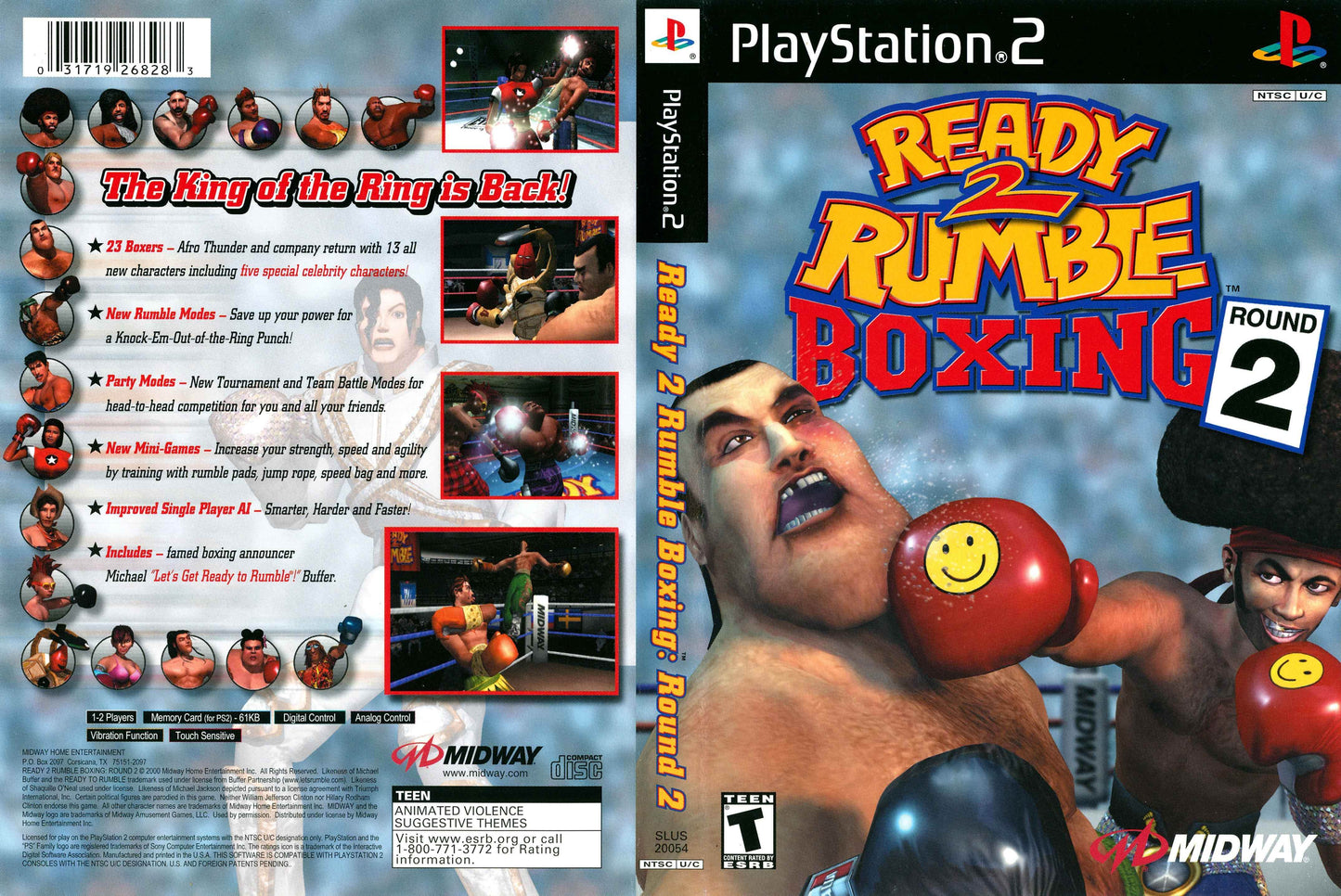 Ready 2 Rumble Boxing Round 2 Cover Art - WOI Solutions