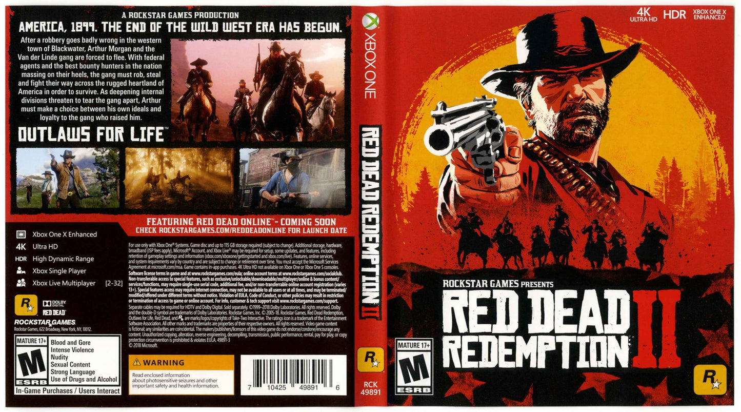 Red Dead Redemption 2 Cover Art - WOI Solutions