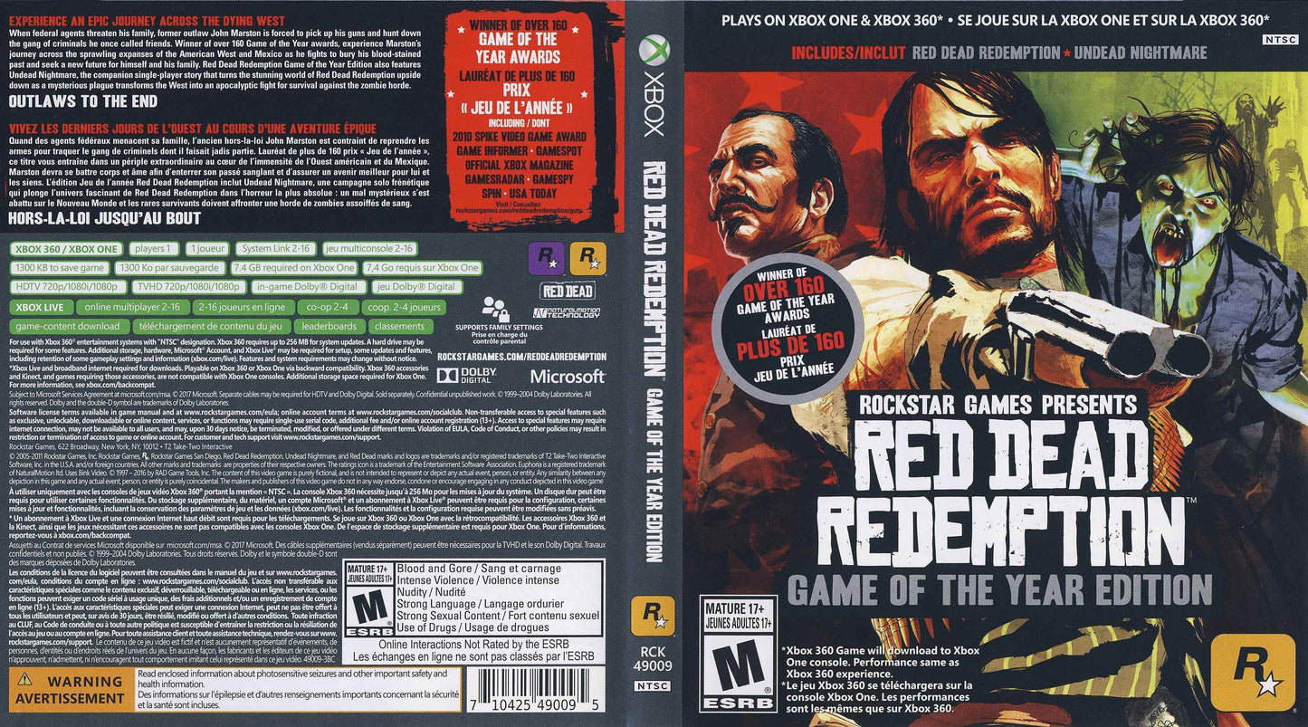 Red Dead Redemption Game of the Year Edition Cover Art - WOI Solutions