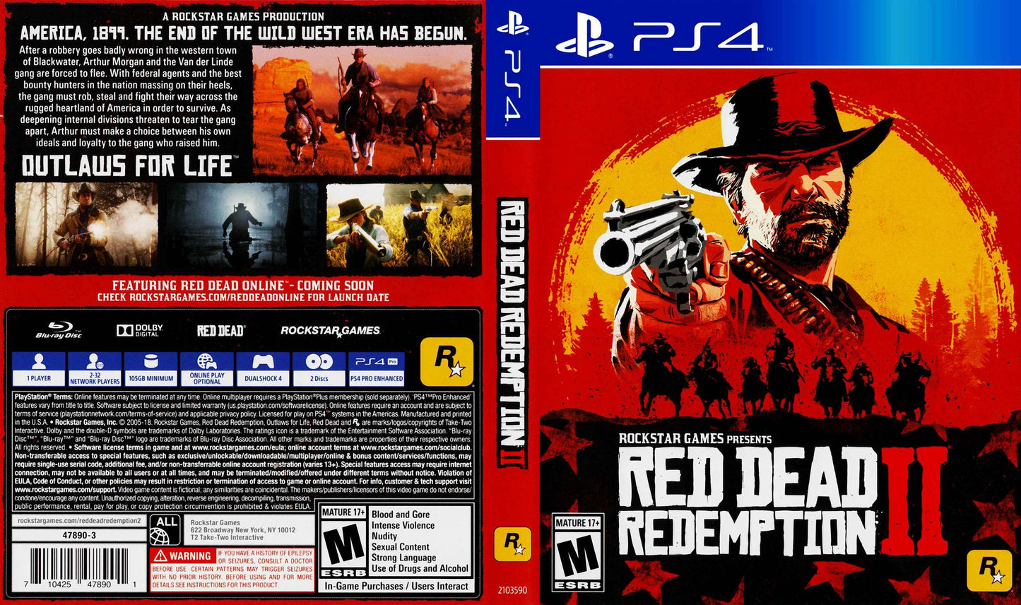 Red Dead Redemption II Cover Art - WOI Solutions