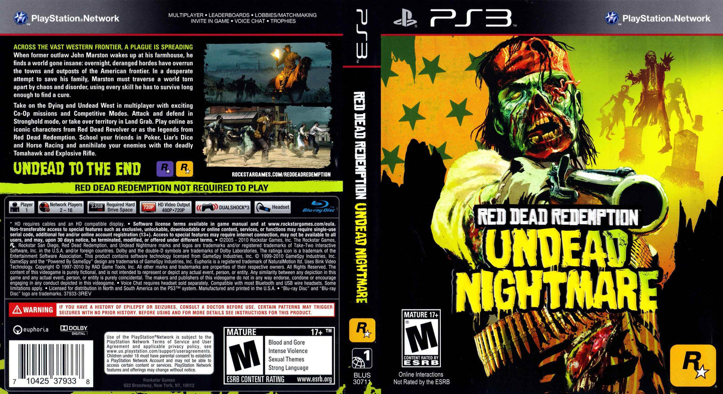 Red Dead Redemption Undead Nightmare Cover Art - WOI Solutions