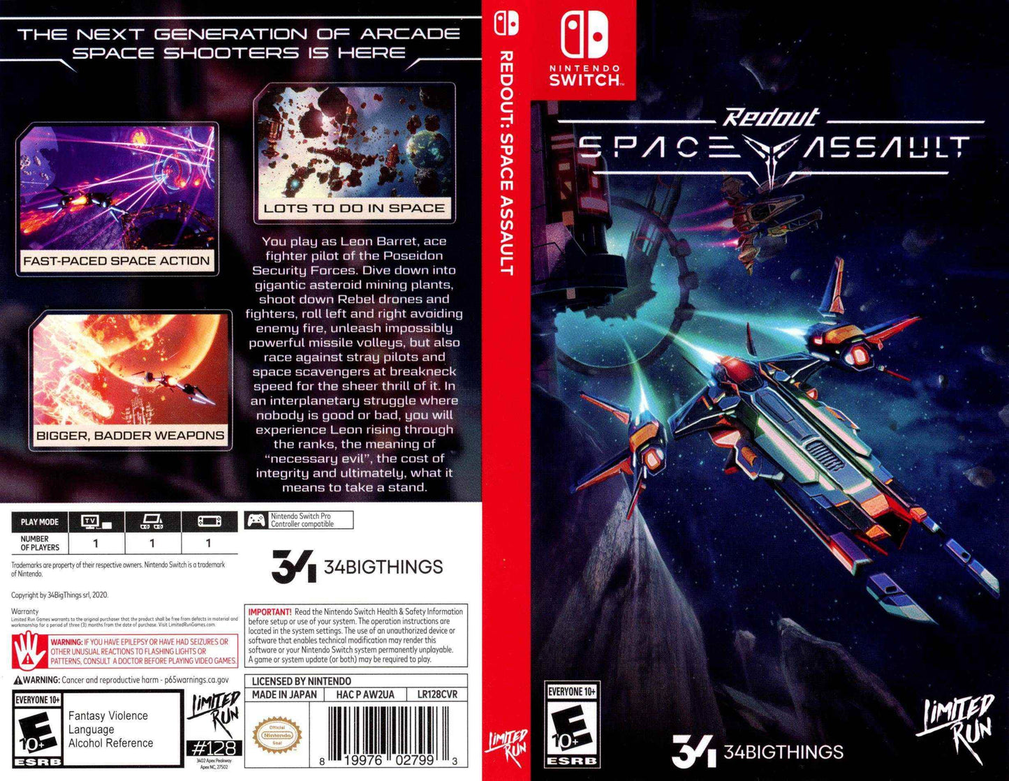 Redout Space Assault Cover Art - WOI Solutions