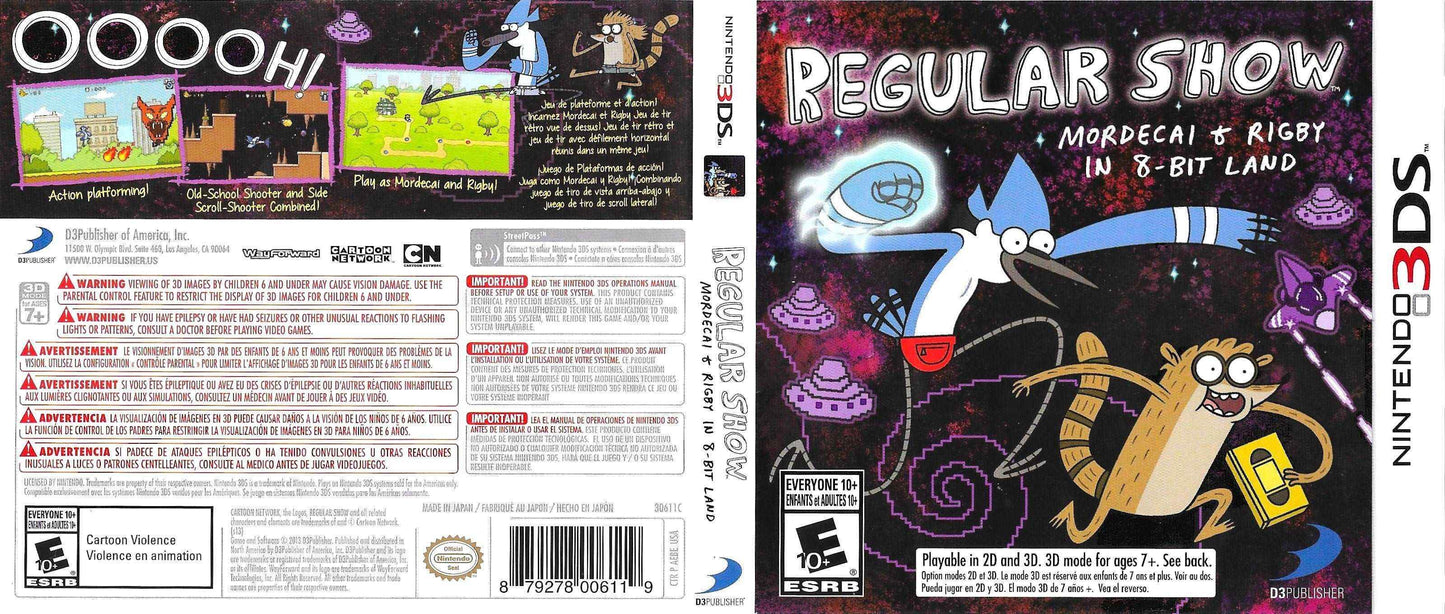 Regular Show Mordecai & Rigby in 8-Bit Land Cover Art - WOI Solutions