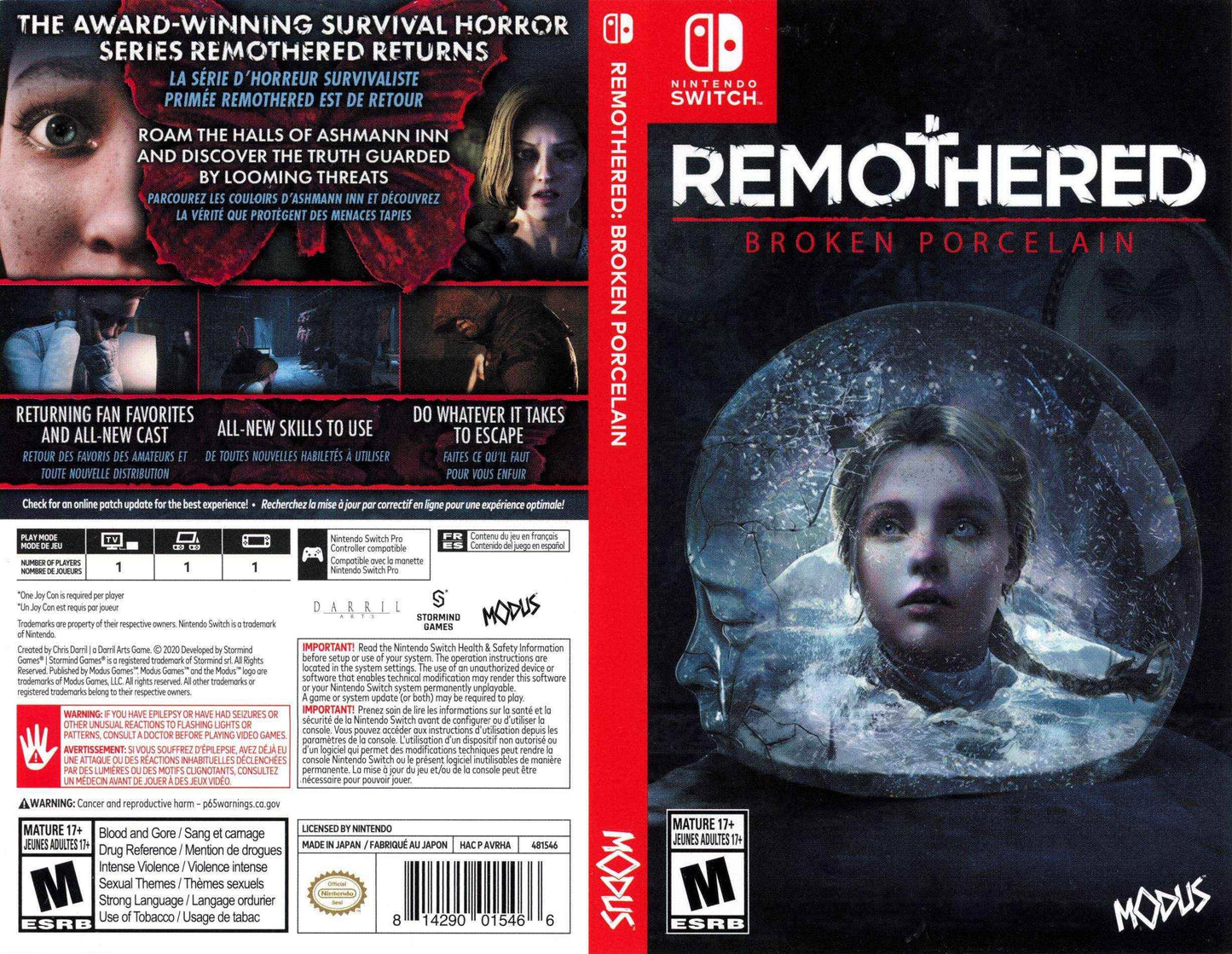 Remothered Broken Porcelain Cover Art - WOI Solutions