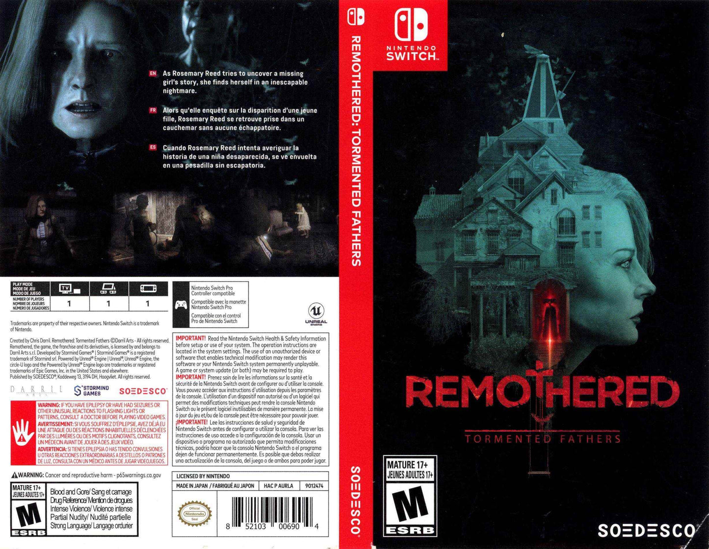 Remothered Tormented Fathers Cover Art - WOI Solutions
