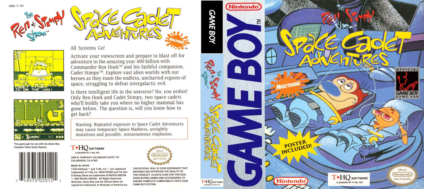 Ren & Stimpy Space Cadet Adventures Cover Art - WOI Solutions
