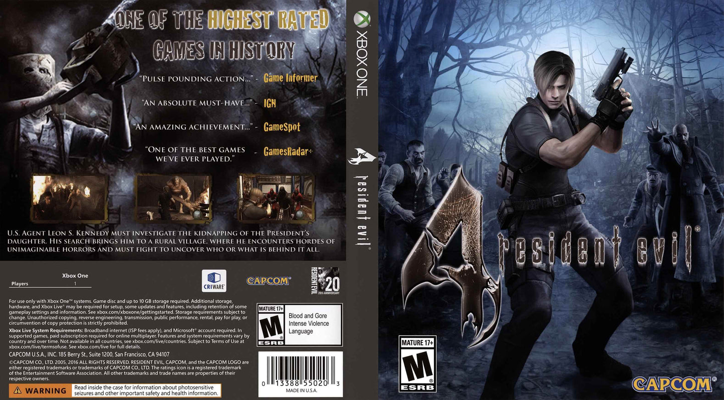 Resident Evil 4 Cover Art - WOI Solutions