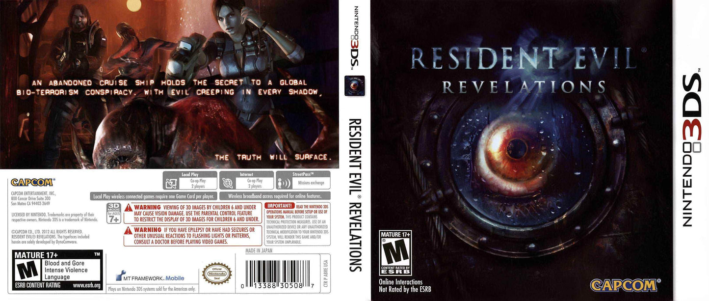 Resident Evil Revelations Cover Art - WOI Solutions