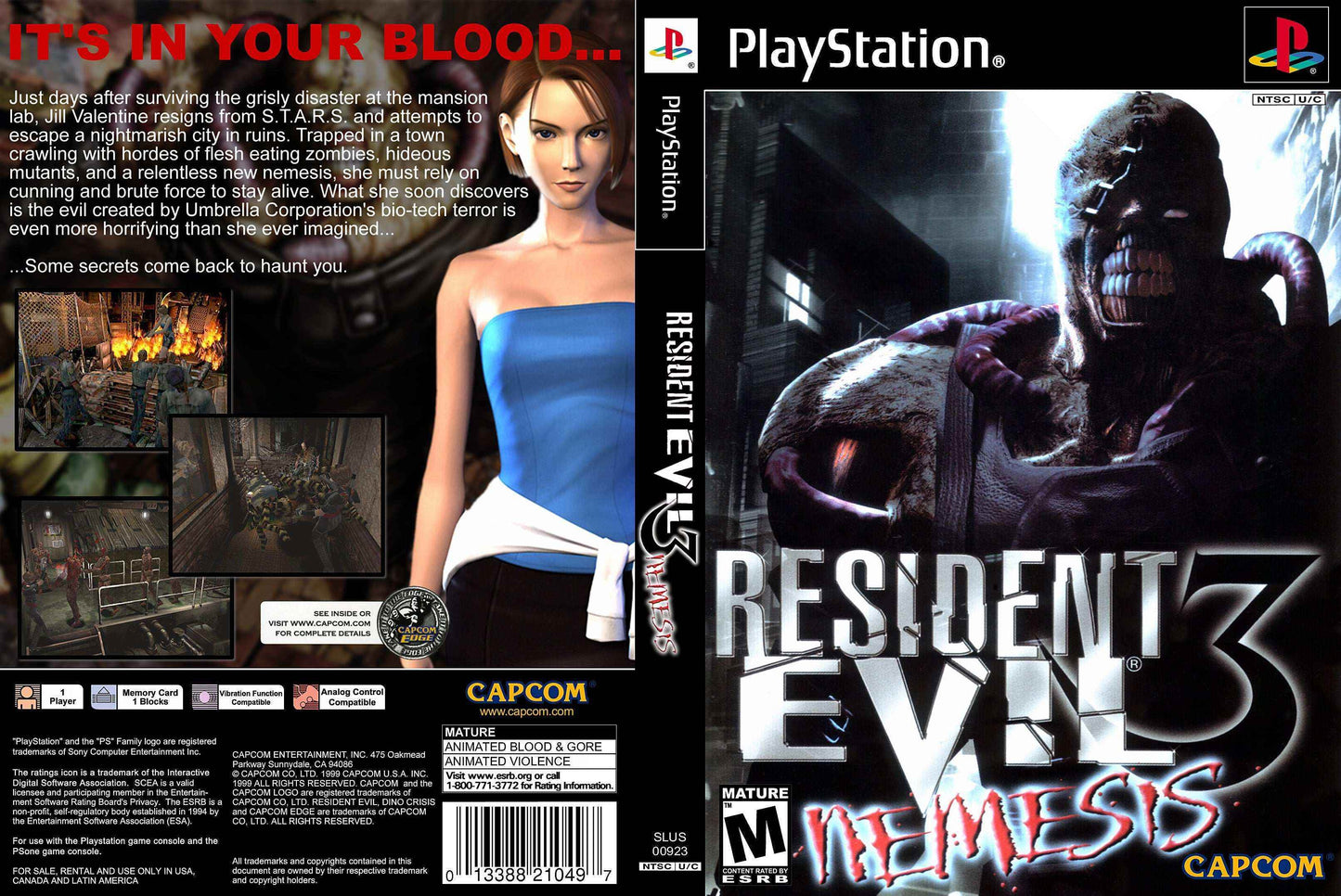 Resident Evil 3 Nemesis Cover Art - WOI Solutions