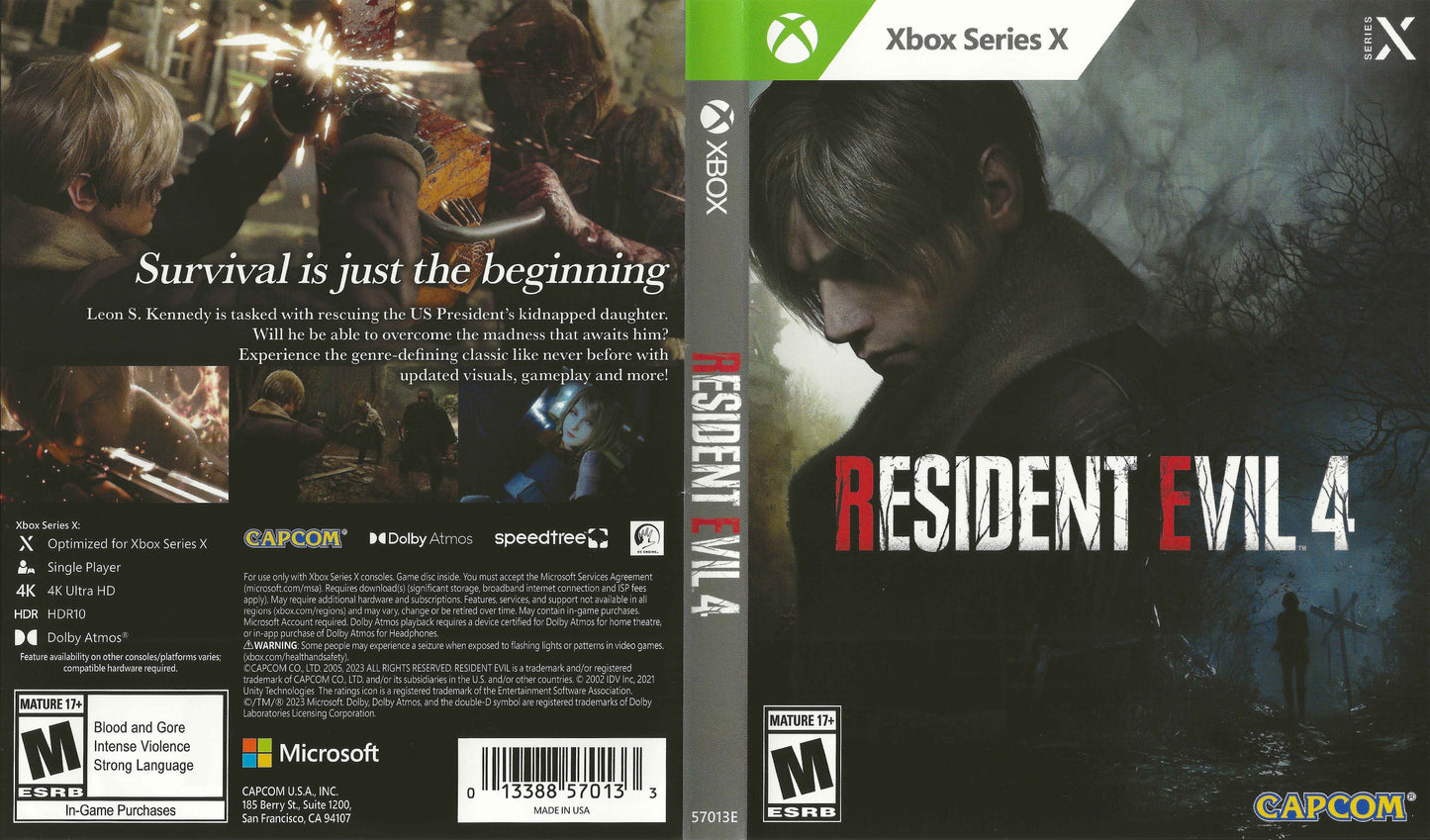 Resident Evil 4 Cover Art - WOI Solutions