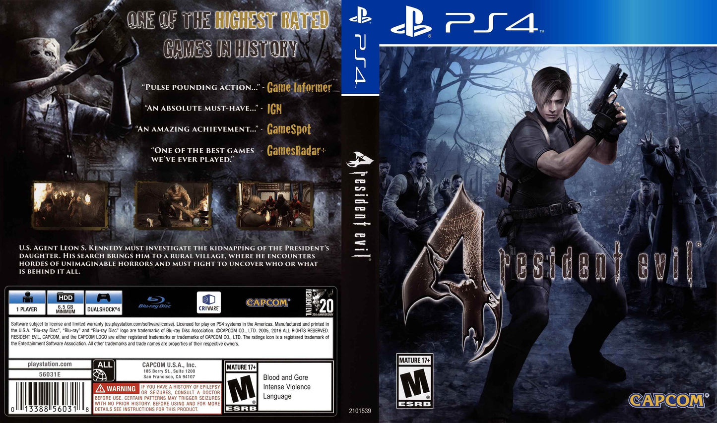 Resident Evil 4 Cover Art - WOI Solutions