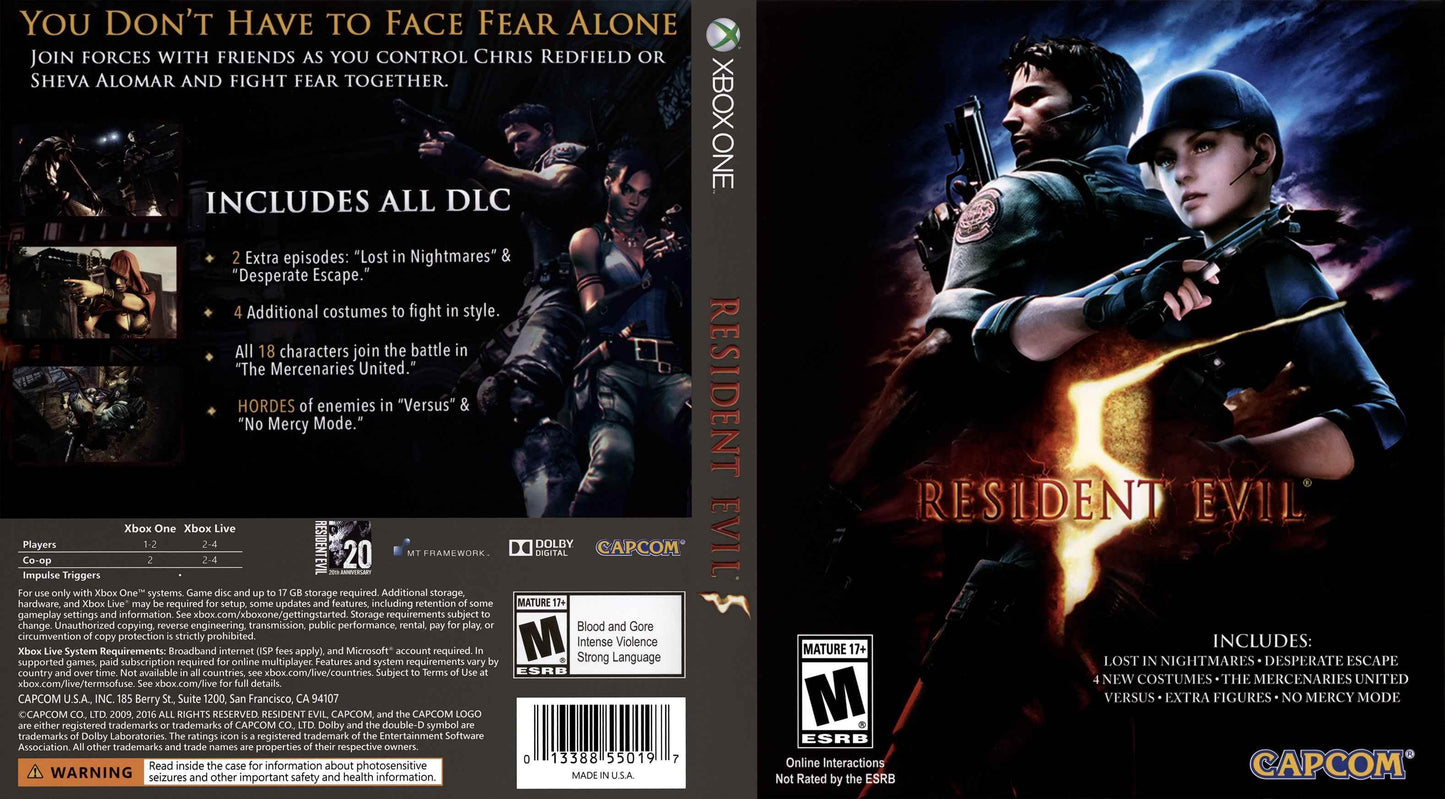 Resident Evil 5 Cover Art - WOI Solutions