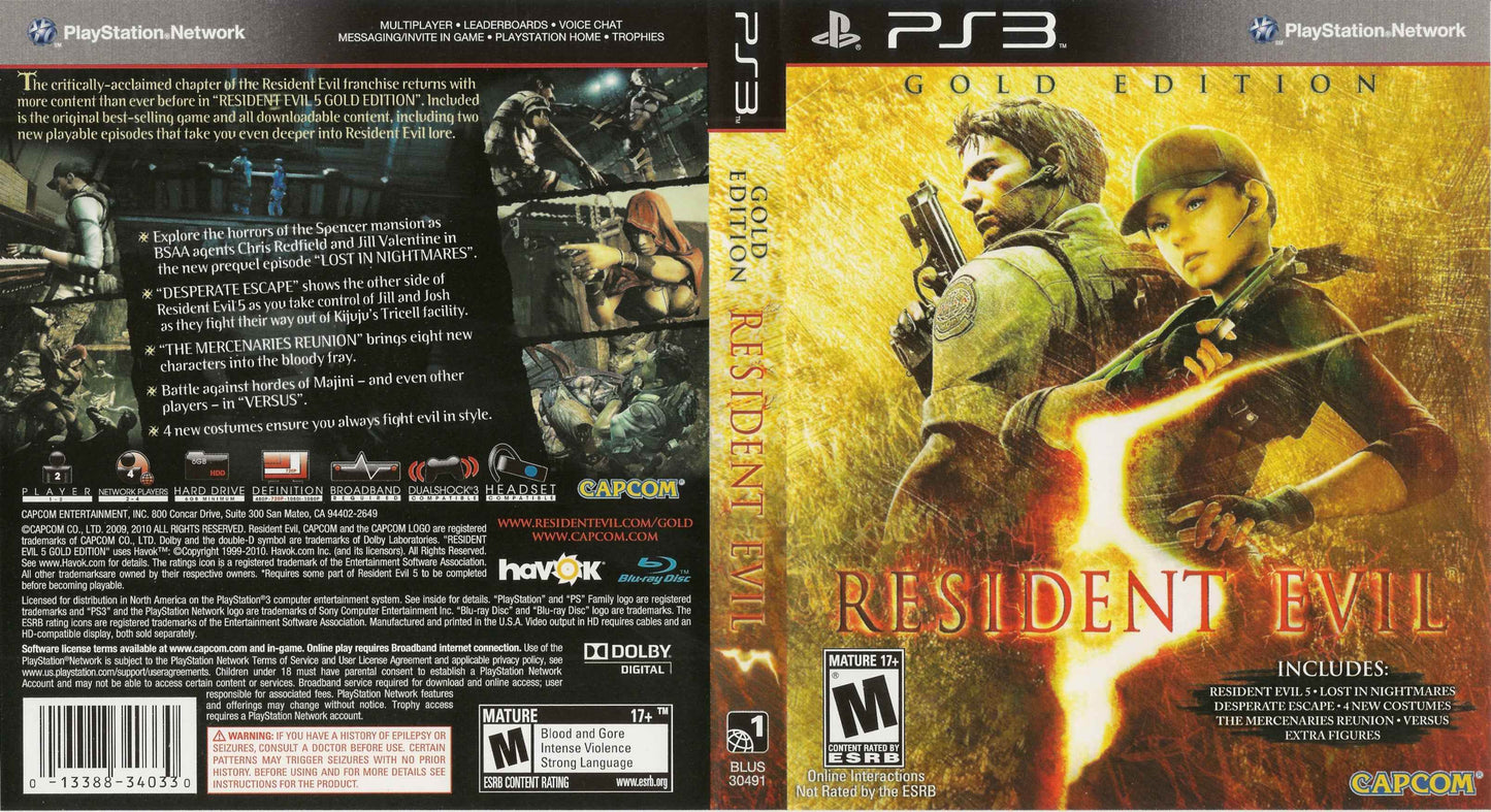 Resident Evil 5 Cover Art - WOI Solutions