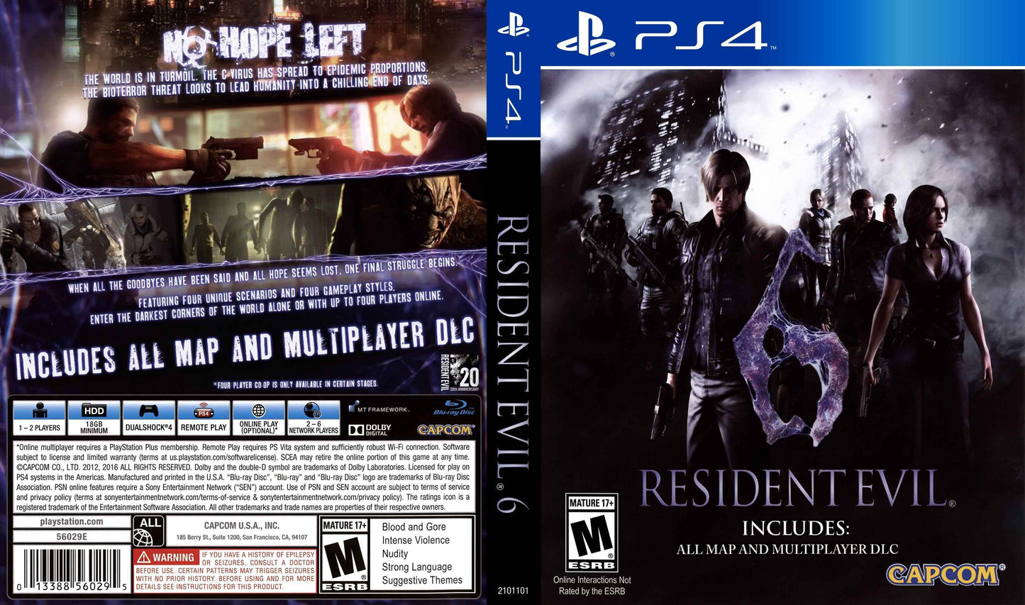 Resident Evil 6 Cover Art - WOI Solutions