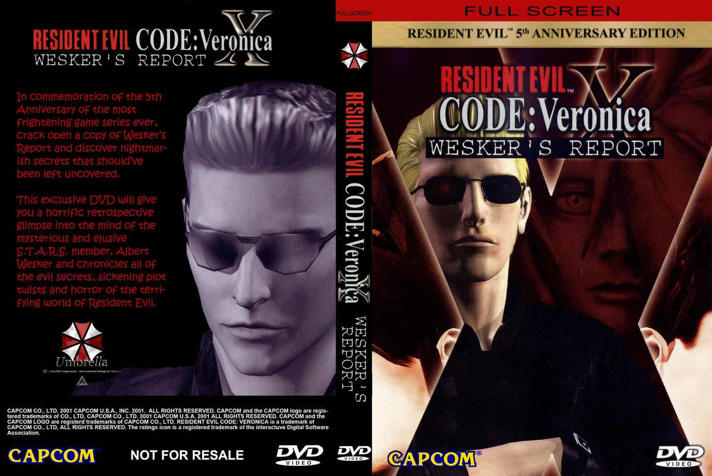 Resident Evil Code Veronica X Cover Art - WOI Solutions