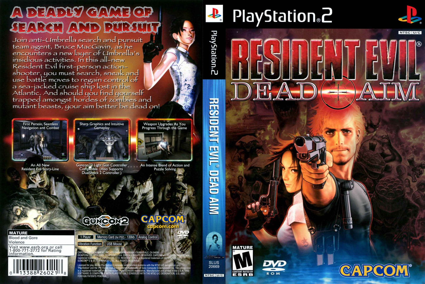 Resident Evil Dead Aim Cover Art - WOI Solutions