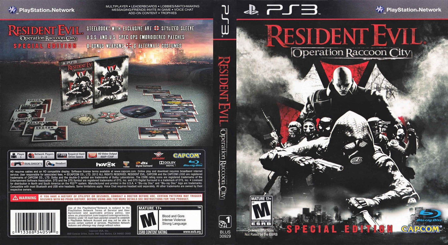 Resident Evil Operation Raccoon City Cover Art - WOI Solutions
