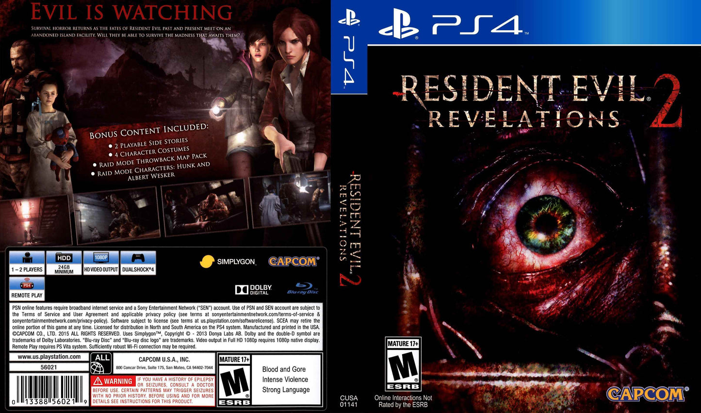 Resident Evil Revelations 2 Cover Art - WOI Solutions