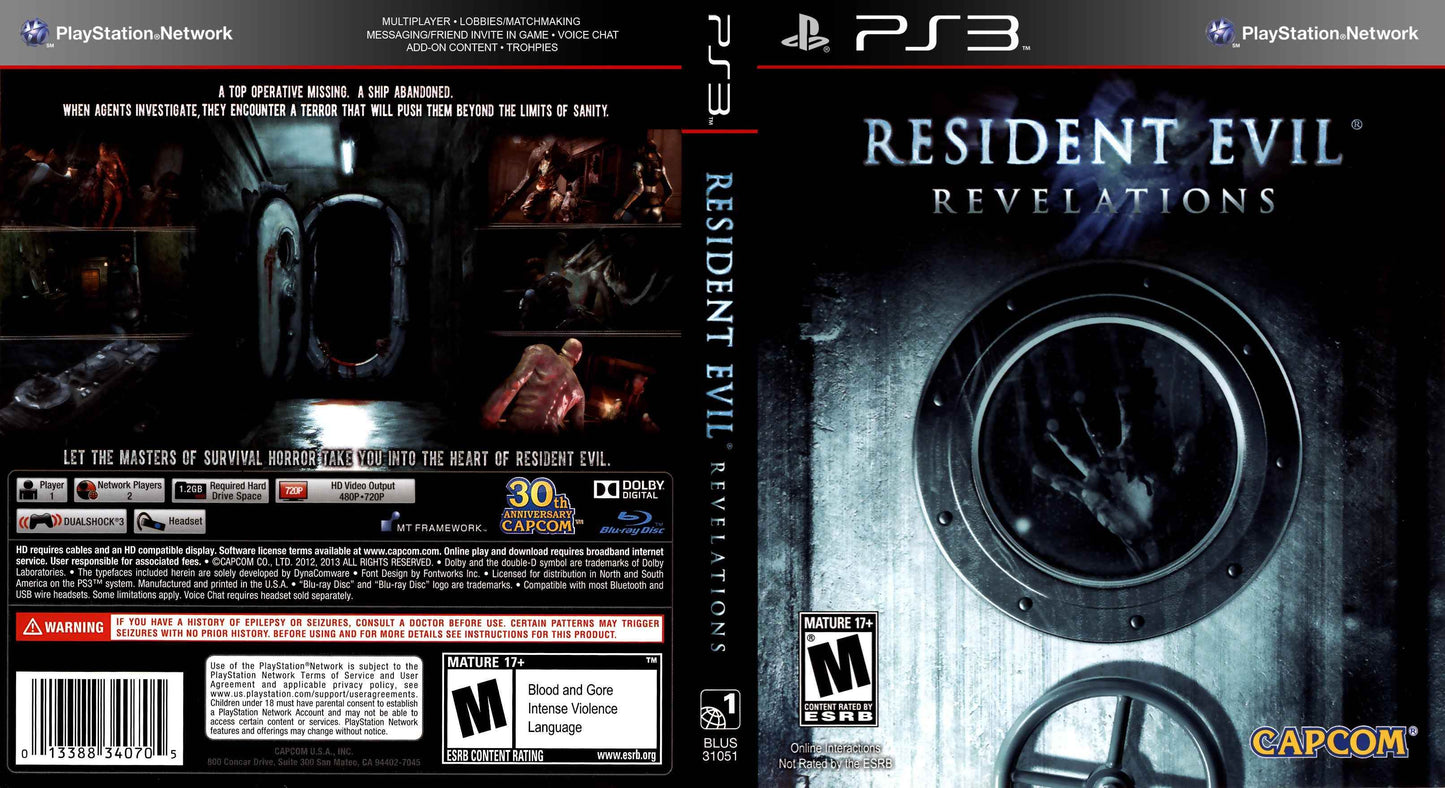Resident Evil Revelations Cover Art - WOI Solutions