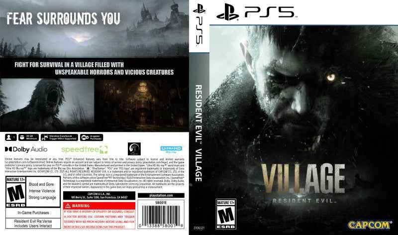 Resident Evil Village Cover Art - WOI Solutions