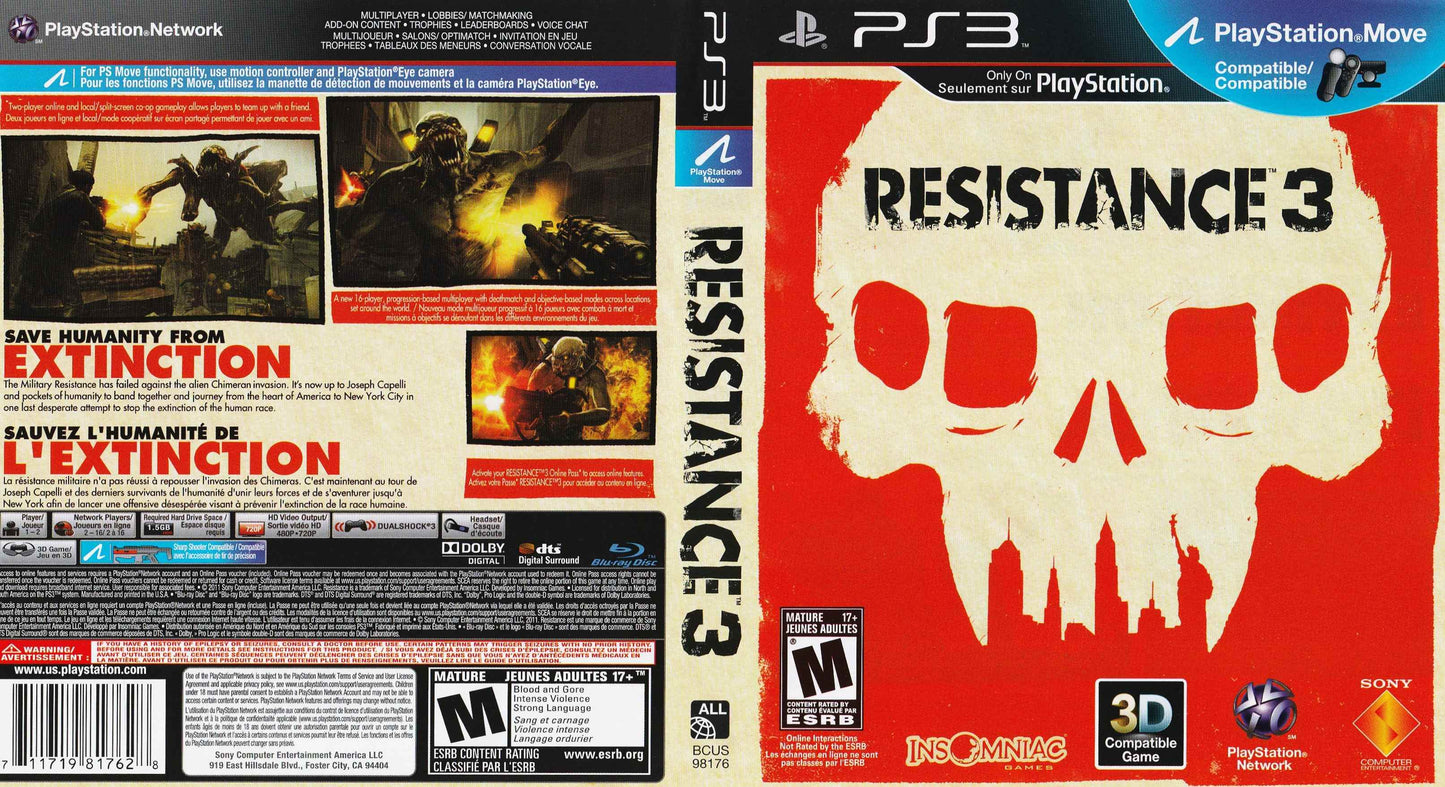 Resistance 3 Cover Art - WOI Solutions
