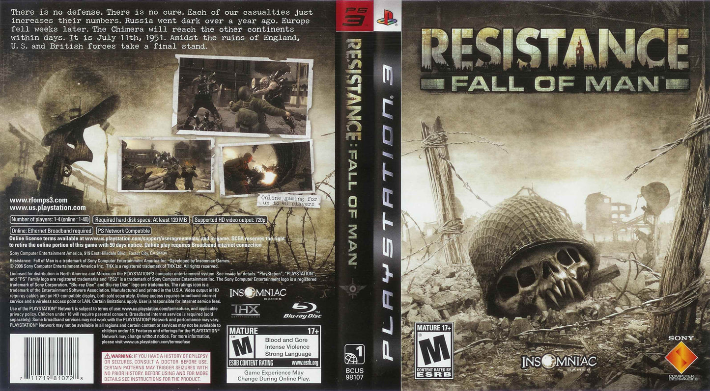 Resistance Fall of Man Cover Art - WOI Solutions