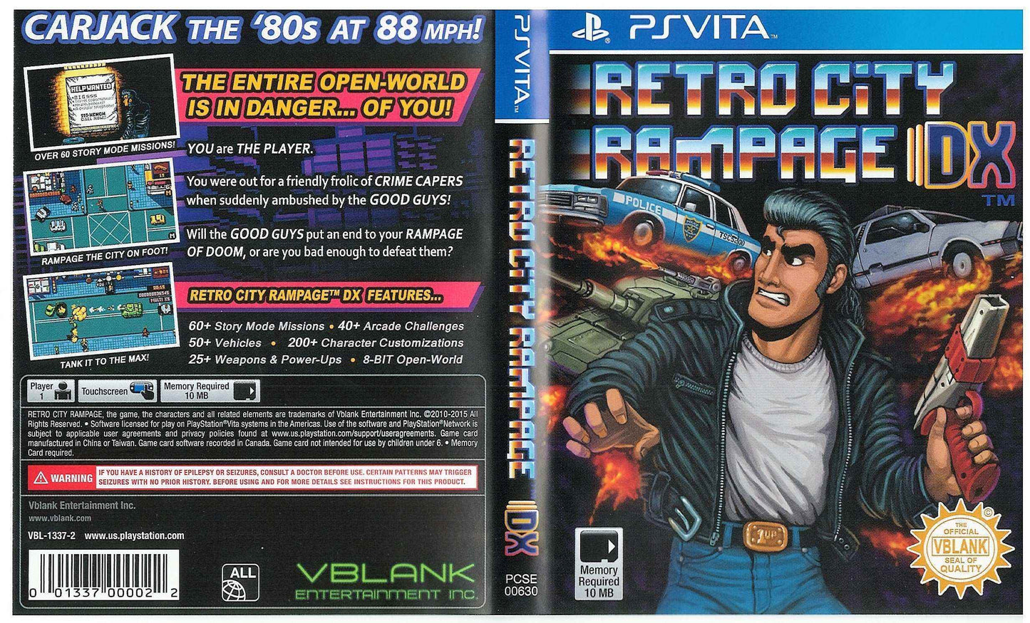 Retro City Rampage DX Cover Art - WOI Solutions