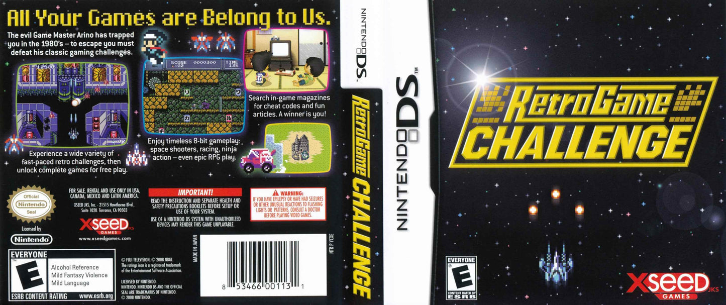 Retro Game Challenge Cover Art - WOI Solutions