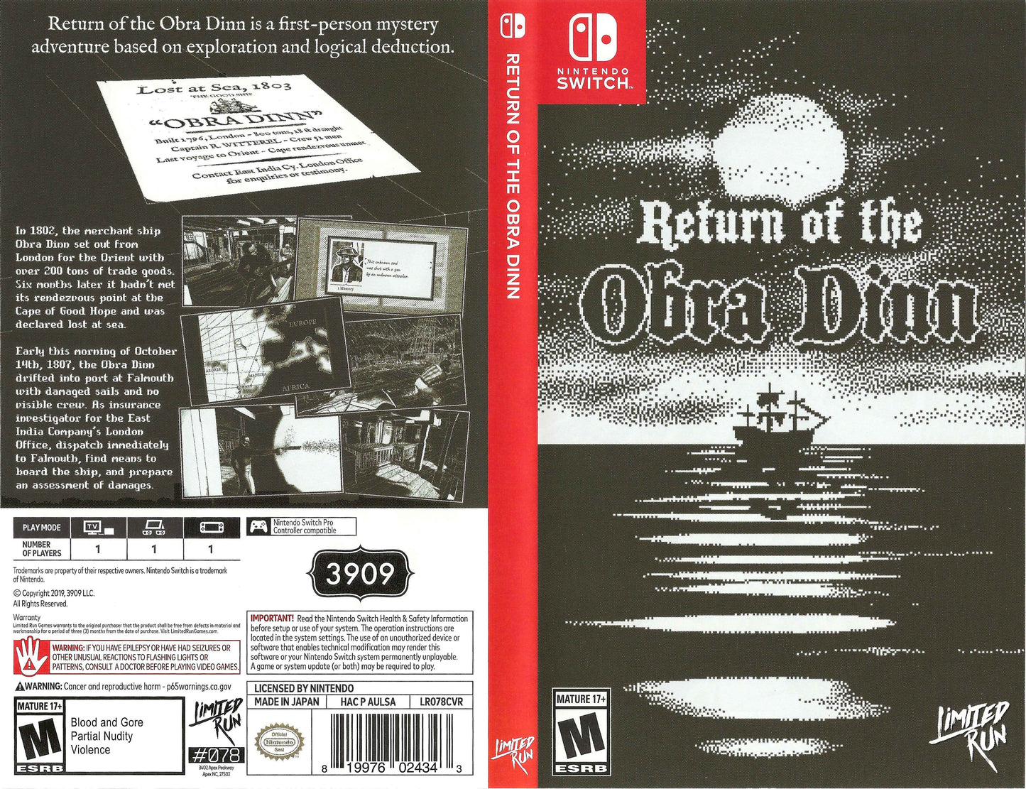 Return of the Obra Dinn Cover Art - WOI Solutions