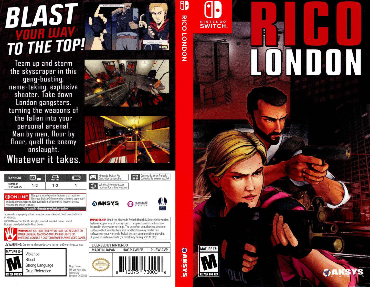 Rico London Cover Art - WOI Solutions