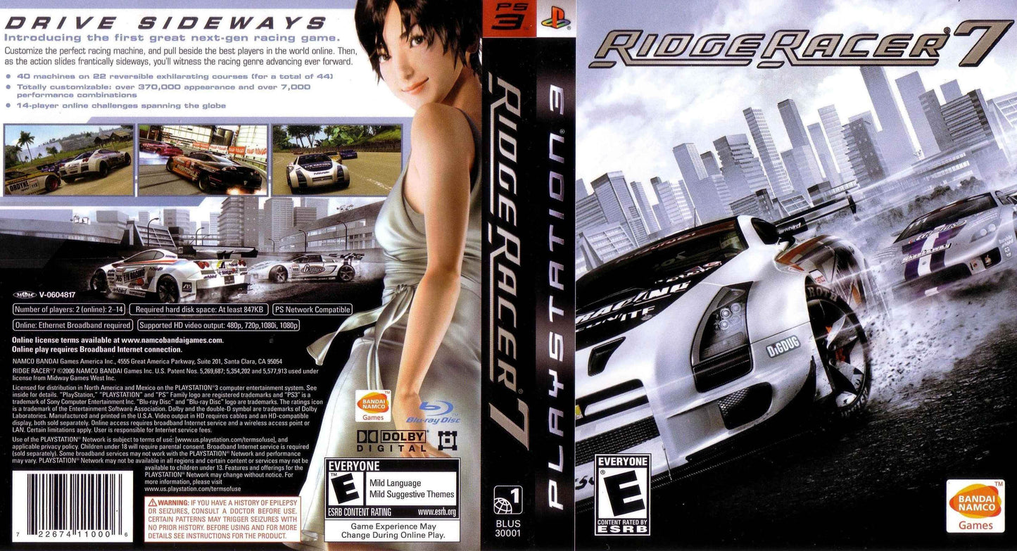 Ridge Racer 7 Cover Art - WOI Solutions