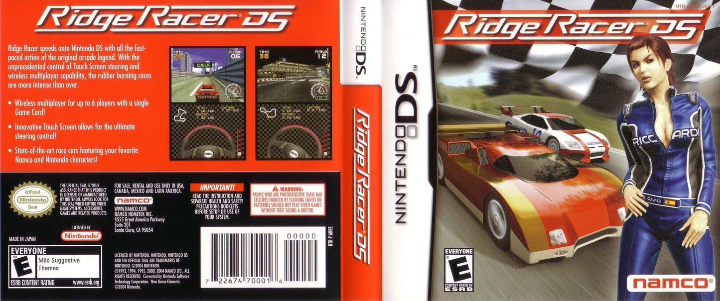 Ridge Racer DS Cover Art - WOI Solutions