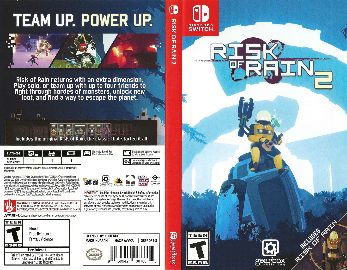 Risk of Rain 2 Cover Art - WOI Solutions