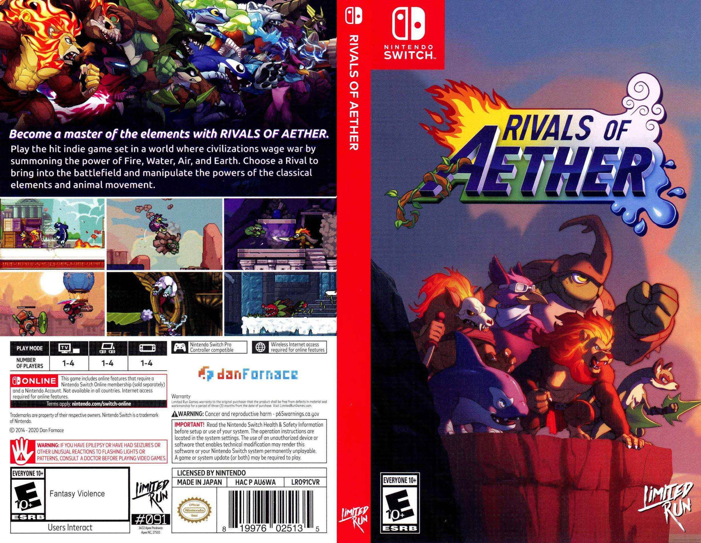Rivals of Aether Cover Art - WOI Solutions