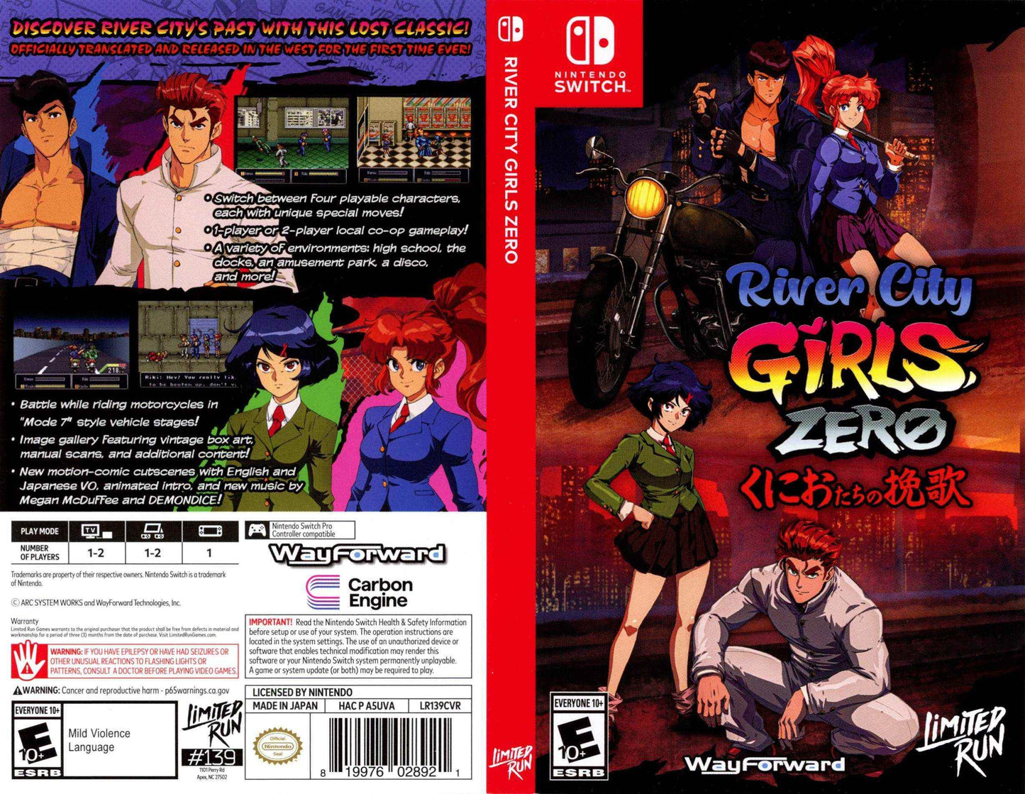 River City Girls Zero Cover Art - WOI Solutions