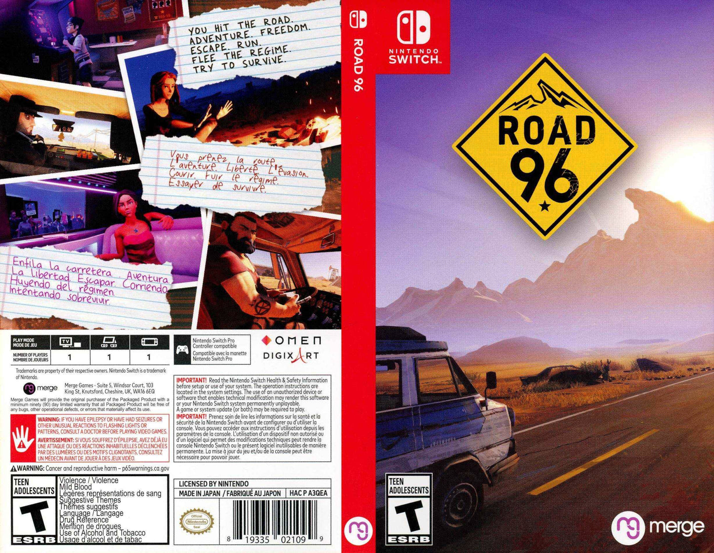 Road 96 Cover Art - WOI Solutions