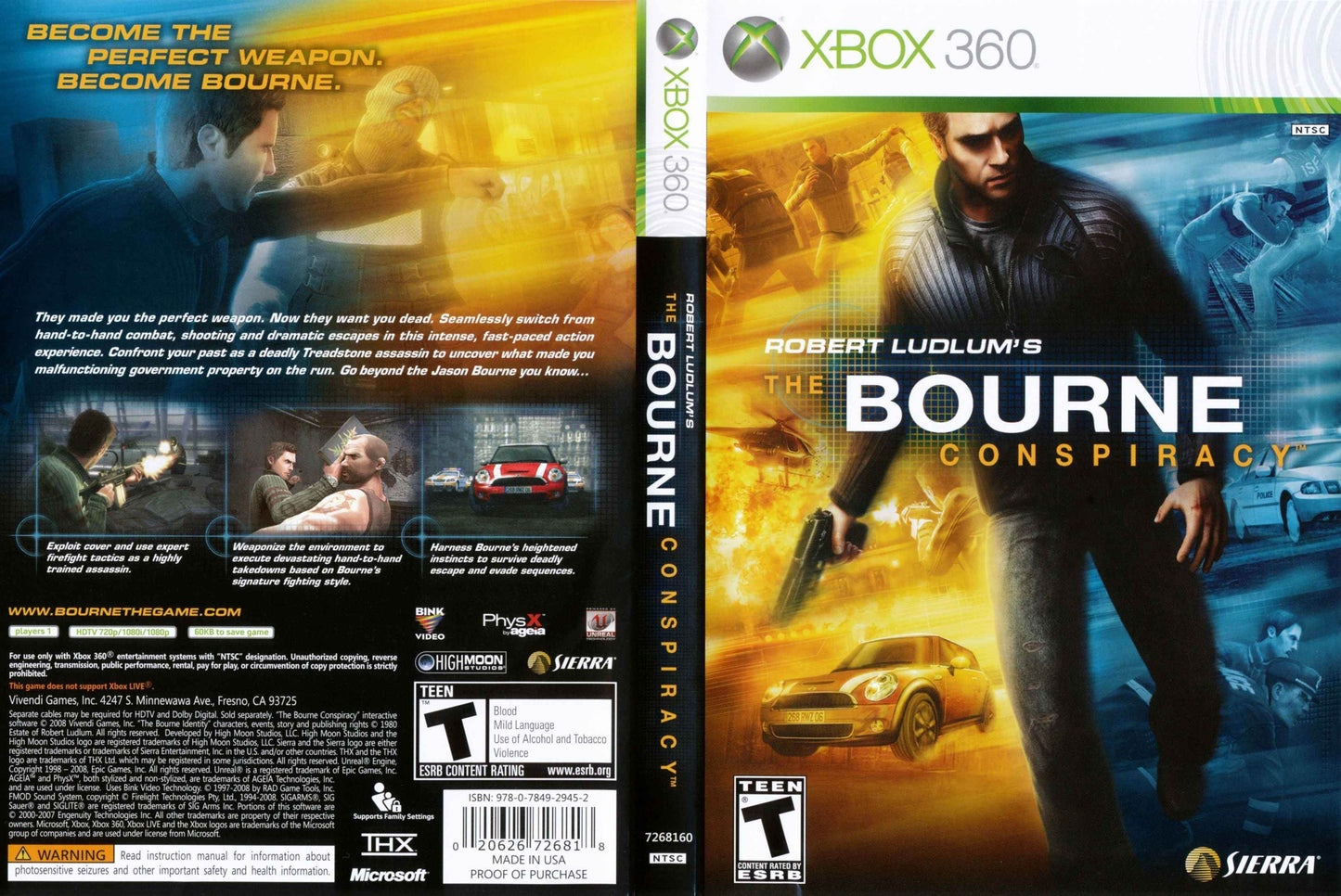 Robert Ludlum's The Bourne Conspiracy Cover Art - WOI Solutions