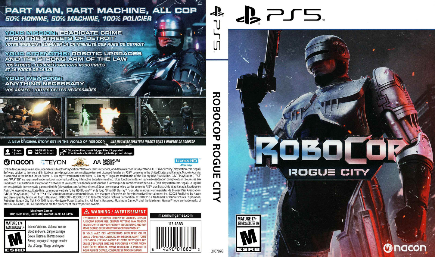 Robocop Rogue City Cover Art - WOI Solutions