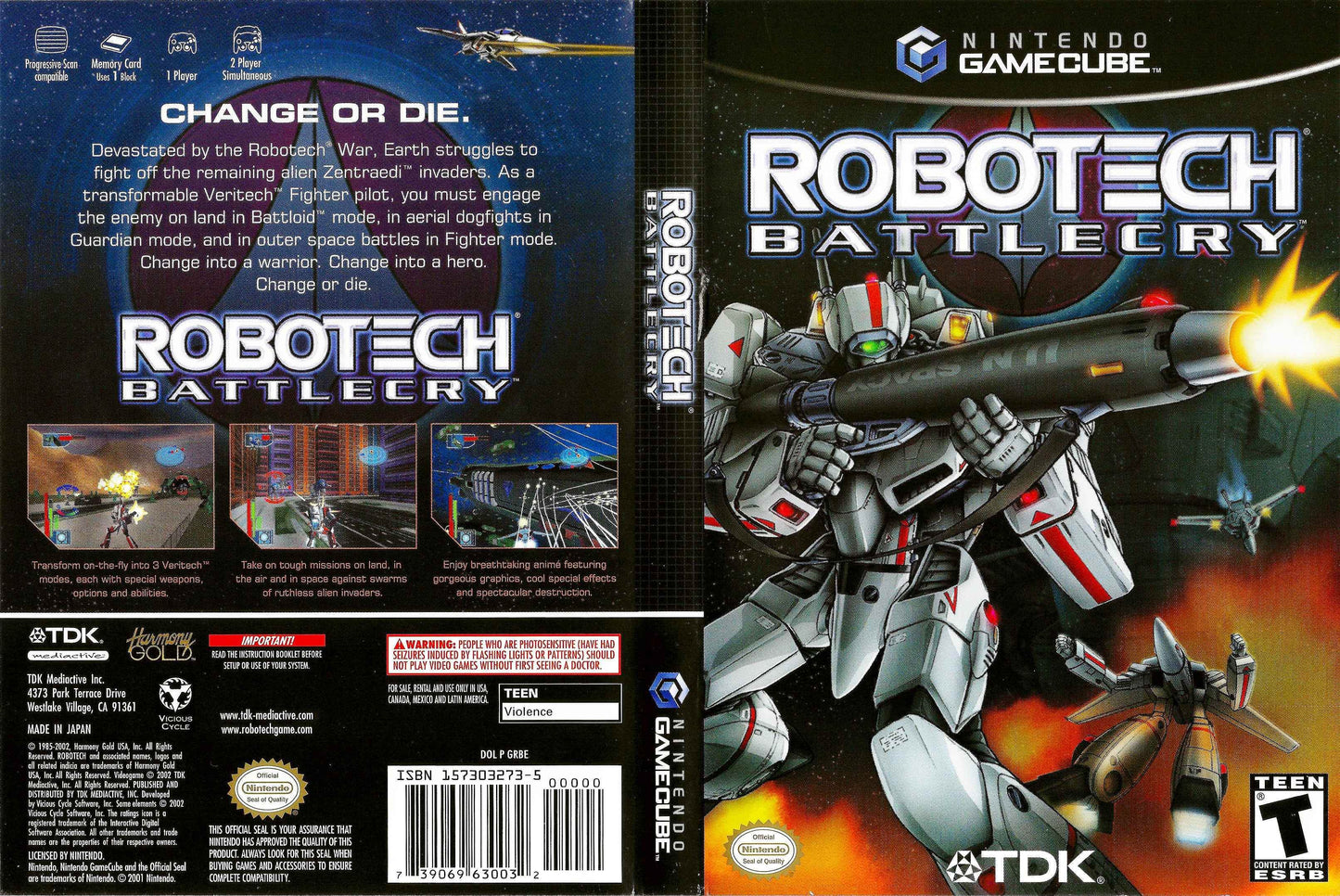 Robotech Battlecry Cover Art - WOI Solutions